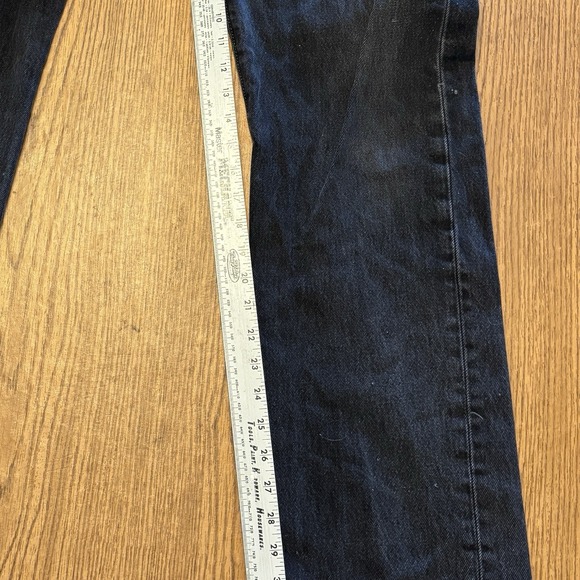 Levi's 501 Original‎ Fit Button Fly Jeans Men's 33x32 Dark Wash Made in Poland - Picture 13 of 16